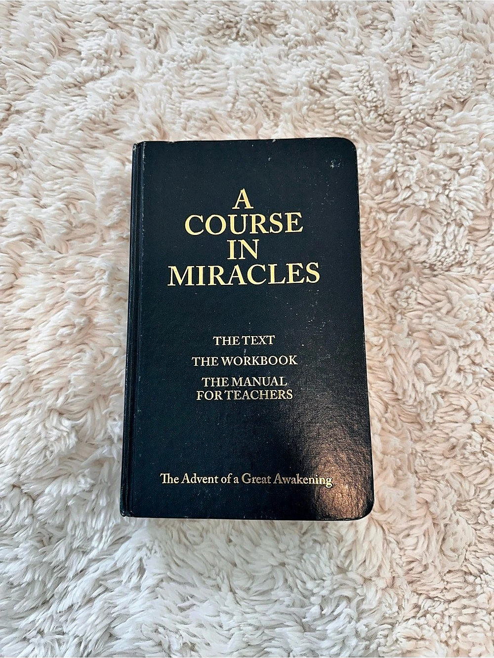 A Course in Miracles Workbook Text Manual Book Set